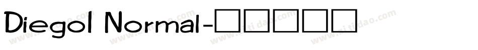 Diego1 Normal字体转换